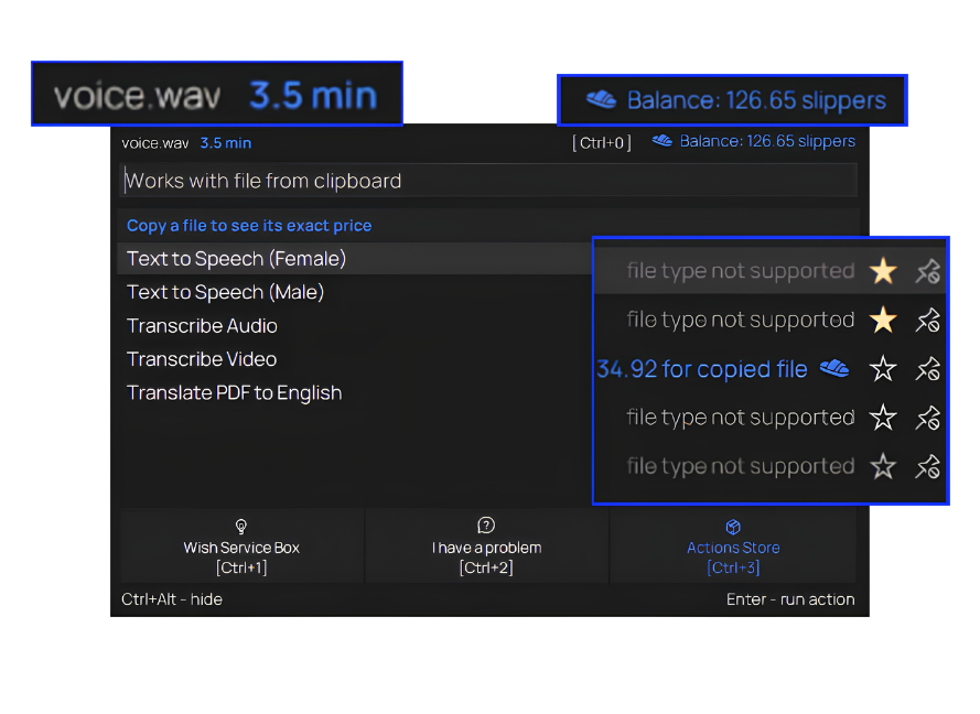 Scryptian interface demo